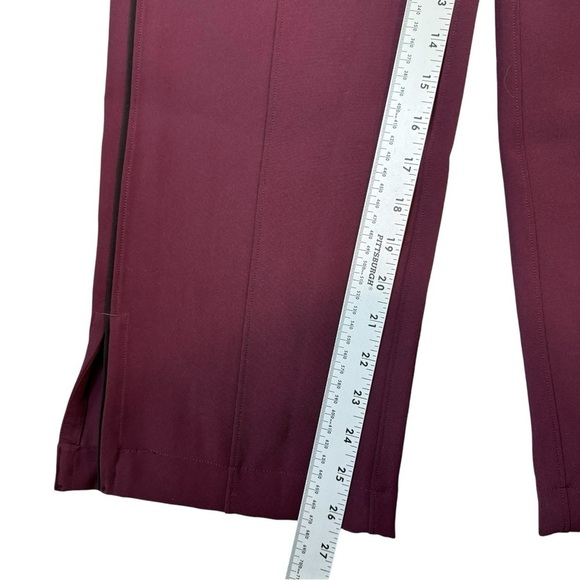 Lululemon Right On Track Pants Burgandy Wine Colored Oversize Womens Size 6 - Picture 6 of 8